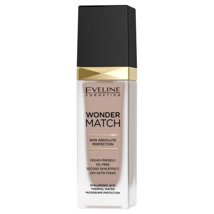 Eveline Wonder Match Luxury Foundation Adjusting 45 Honey 30Ml
