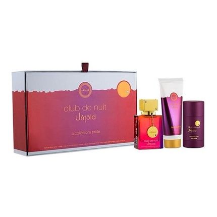 Armaf Club De Nuit Untold Gift Set - Edp 105 Ml, Body Lotion 100 Ml, Deostick 75 G