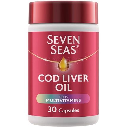 Seven Seas Cod Liver Oil Tablets Plus Multivitamins And Omega-3 30 High Strength Capsules