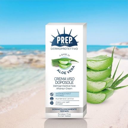 Prep Face Cream After Sunbathing With Aloe Vera 50Ml