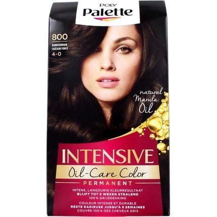 Poly Palette Hair Dye 800 Dark Brown 115Ml - Image 3
