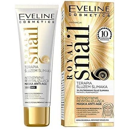 Eveline Royal Snail Anti-Ageing Face Mask 50Ml Intensive Moisturizing Cleansing For Mature And Sensitive Skin