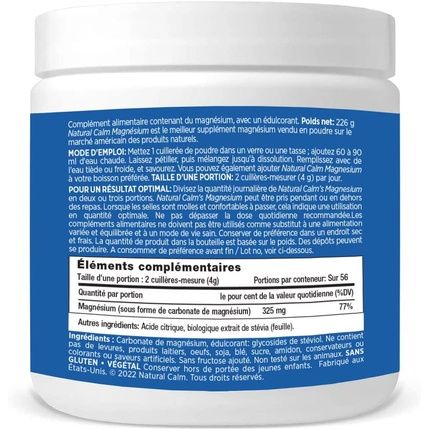 Natural Vitality Natural Calm Rls Restless Legs Relaxation Muscle Cramps Tension Unwind 226G