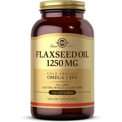 Solgar Flaxseed Oil 1250Mg Softgels