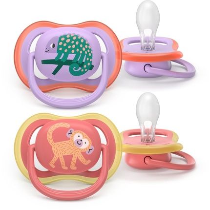 Philips Avent Ultra Air Soother Suitable For 18 Months And Older Redpurple