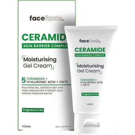 Face Facts Ceramide Gel Cream Moisturizing And Skin Strengthening 50Ml
