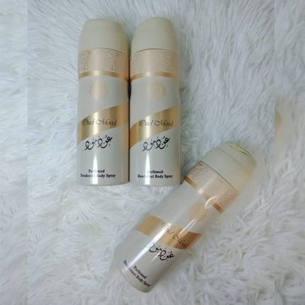 Lattafa Oud Mood Perfumed Deodorant Spray 6.67 Ounce