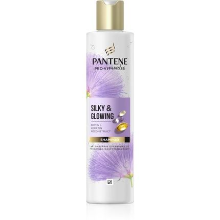 Pantene Pro-V Miracles Silky & Glowing Shampoo - 250 Ml, Keratin Regenerating