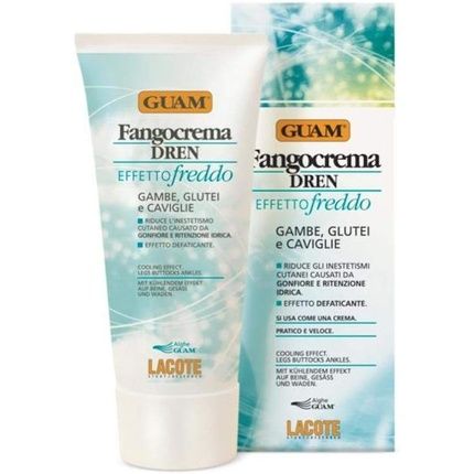 Guam Fangocrema Dren Active Mud Cream For Legs 200Ml