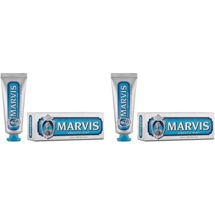 Marvis Aquatic Mint Travel Size Toothpaste 25Ml - Sensational Flavored