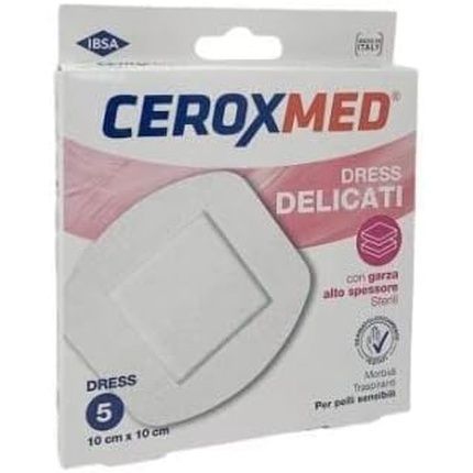 Ceroxmed Dress - Delicate Plasters 10 X 10Cm - Pack Of 5