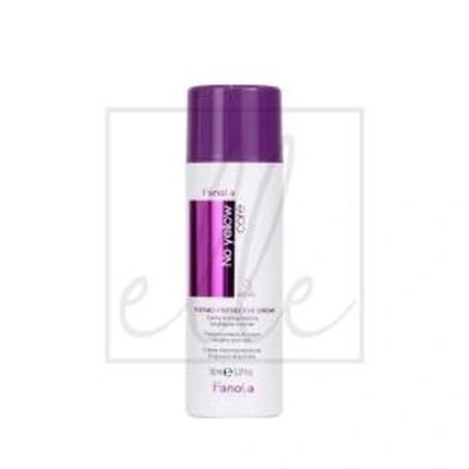 Fanola No Yellow Thermo-Protective Cream For Blonde, Bleached And Grey Hair 150Ml