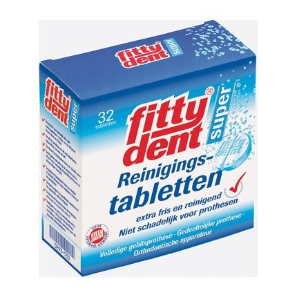 Fittydent Super Cleaning Tablets 32 Pieces
