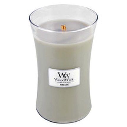 Woodwick Fireside Scented Candle Vase 275 Grams
