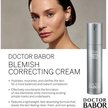 Doctor Babor Blemish Correcting Cream Light Cream For Blemished Skin With Zinc