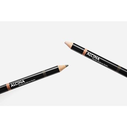 Alcina Perfect Eyebrow Styler 2In1 With Highlighter Dark 020 - Defines And Intensifies Brow Color