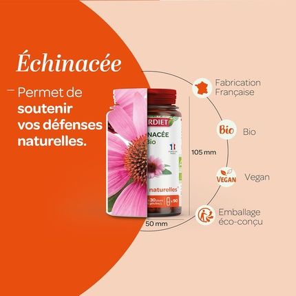 Super Diet Organic Echinacea Capsules - Image 3