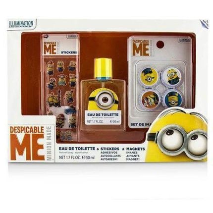 Disney Minions Children'S Eau De Toilette Set 50 Milliliters With Stickers And Magnets