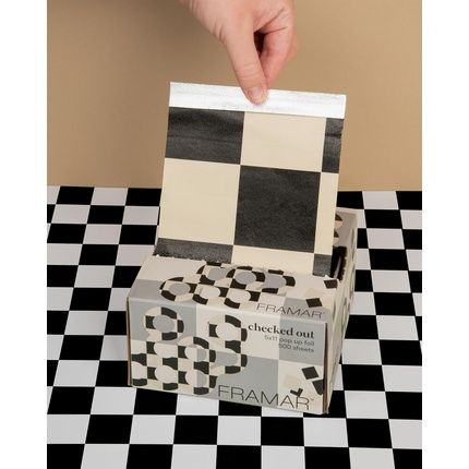 Framar Checked Out Embossed Pop Up Hair Foil For Highlighting - Image 3