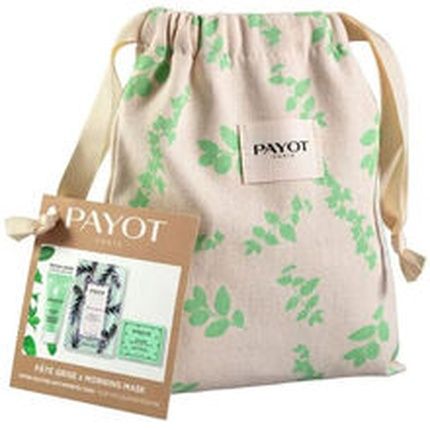 Payot Masked Jewel Day Gray Paste 30Ml + Gray Paste With Mattifying, 50 Sheets + 1 Morning Mask
