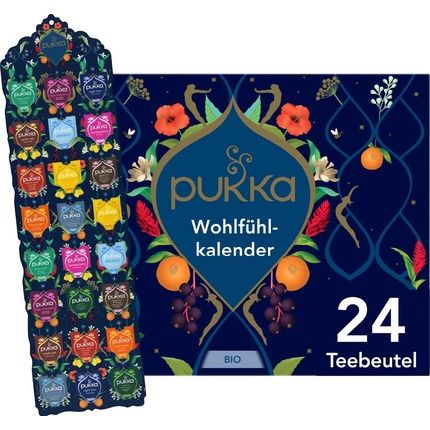 Pukka Organic Tea Gift Set Advent Calendar Wellness Calendar 2023