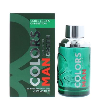 Benetton Colors Man Green Eau De Toilette 100Ml For Men