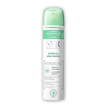Svr Spirial Spray Vegetal Deodorant Regulating Sweat 75Ml