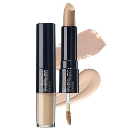 Thesaem Cover Perfection Ideal Concealer Duo #1.5 Natural Beige Full Coverage High Pigmented Concealer 1 Count