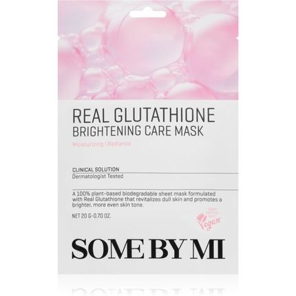 Some By Mi Clinical Solution Glutathione Brightening Care Mask - Illuminating Face Mask 20 G