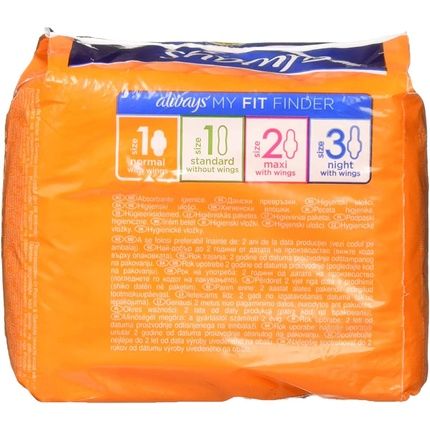 Always Classic Sanitary Towels Normal Wings 10 Count