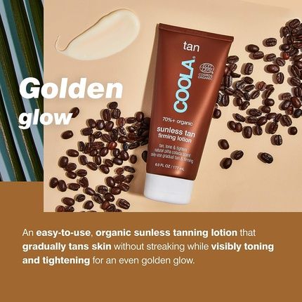 Coola Organic Sunless Self Tanner Body Firming Lotion Pina Colada 6 Fl Oz - Image 3