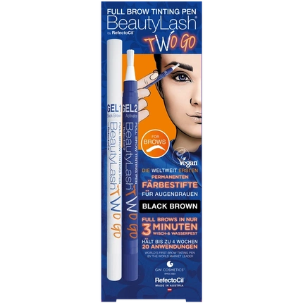 Refectocil Beauty Lash Two Go Eyebrow Color Black Brown 1 Pc - Image 3