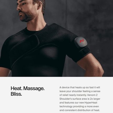 Venom 2 Advanced Heat + Vibration Wrap For Right Shoulder - Image 3