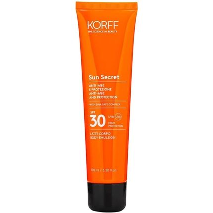 Korff Sun Secret Body Milk Sun Protection And Anti-Aging Spf 30 100Ml