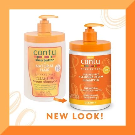 Cantu Cleansing Cream Shampoo 709G Salon Size Unscented - Image 3