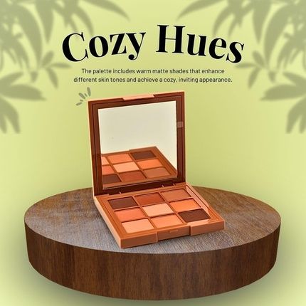 Huda Beauty Warm Matte Eye Shadow Palette - Image 3