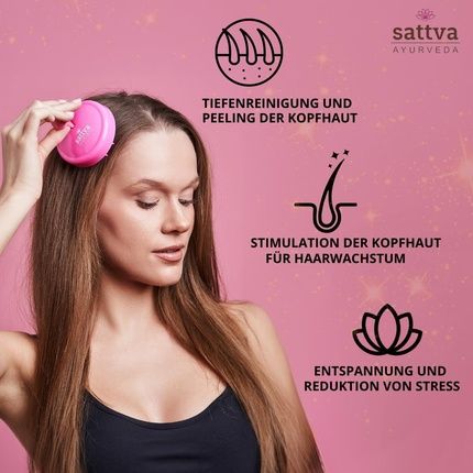 Sattva Scalp Massage Brush For Hair Growth