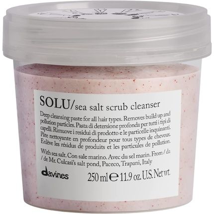 Davines Essential Hair Care Solu Sea Salt Scrub Cleanser 250Ml