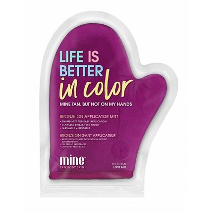 Minetan Bronze On Tanning Glove Streak Finish Self Tanning Glove