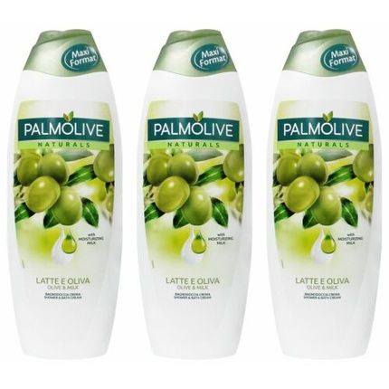 Palmolive Milk & Olive Shower And Bath Cream 650Ml - Pack Of 3 - Image 4