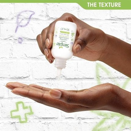 Simple Calming Moisturizer Skin Cream With Organic Hemp Seed Oil Skincare For Sensitive Skin 50Ml - Image 3