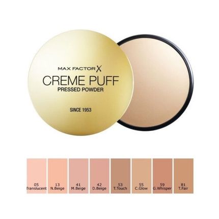 Max Factor Creme Puff Compact Powder 21G All-In-One Face Powder