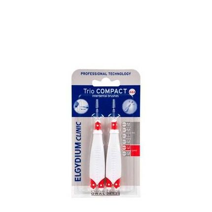 Elgydium Clinic Toothbrush Trio Compact Long 2 Units