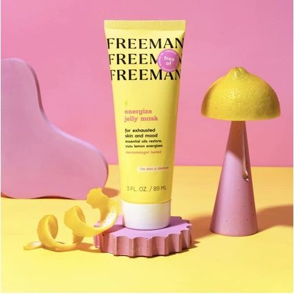 Freeman Energize Yuzu Lemon Jelly Facial Mask 3 Fl Oz