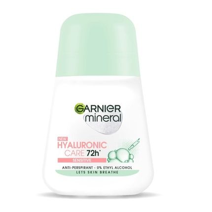 Garnier Mineral Hyaluronic Care 72H Roll-On Deodorant Sensitive 50Ml