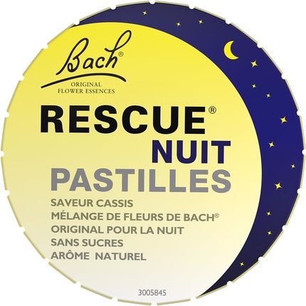 Rescue Night Blackcurrant Flavor Lozenges For Natural Emotional Well-Being