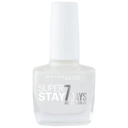Maybelline New York Superstay Nailpolish Forever Strong 7 Days Finish Gel Nail Polish Pearly White 10Ml