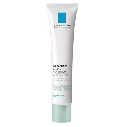 La Rocheposay Hydraphase Ha Uv Spf25 Rich Cream 40Ml Intense Moisturizing Cream With Sun Protection