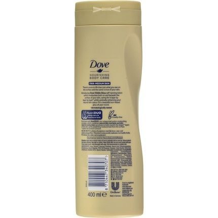 Dove Visible Glow Fair Body Lotion Self Tan 400Ml