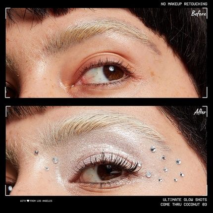 Nyx Professional Makeup Ultimate Glow Shots Liquid Eyeshadow With Vitamin C Come Thru Coconut - Image 3